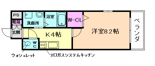 ウィステリア池田菅原町の間取り