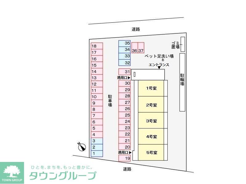 【アルコ・イーリスの駐車場】