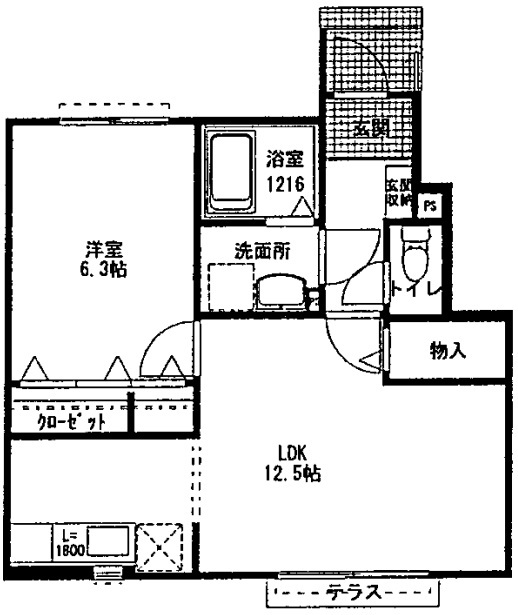 メゾンド北野の間取り