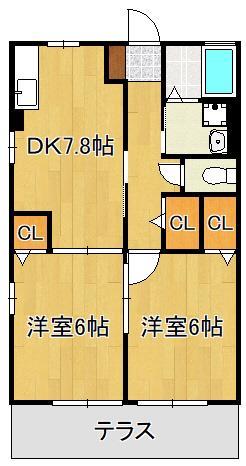 グランチェスタ鴨生田IIの間取り