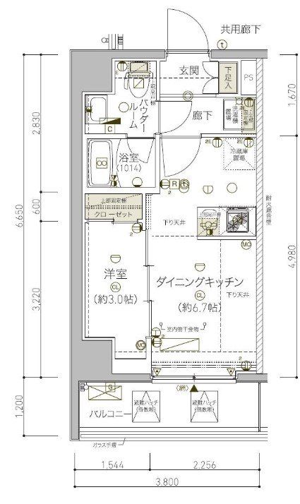 メインステージ南砂町の間取り