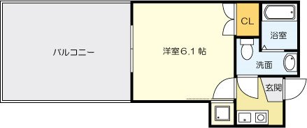 パラスト三萩野の間取り