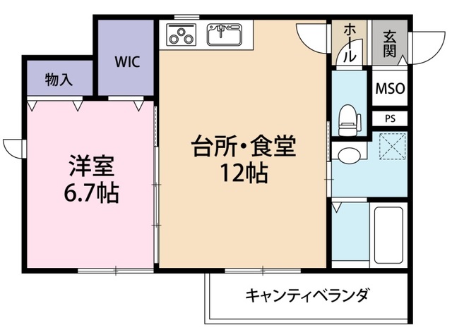 メゾン佐介ヶ谷の間取り