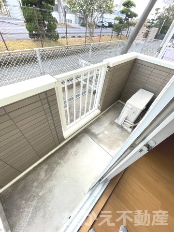 バルコニー　広々としたバルコニーです