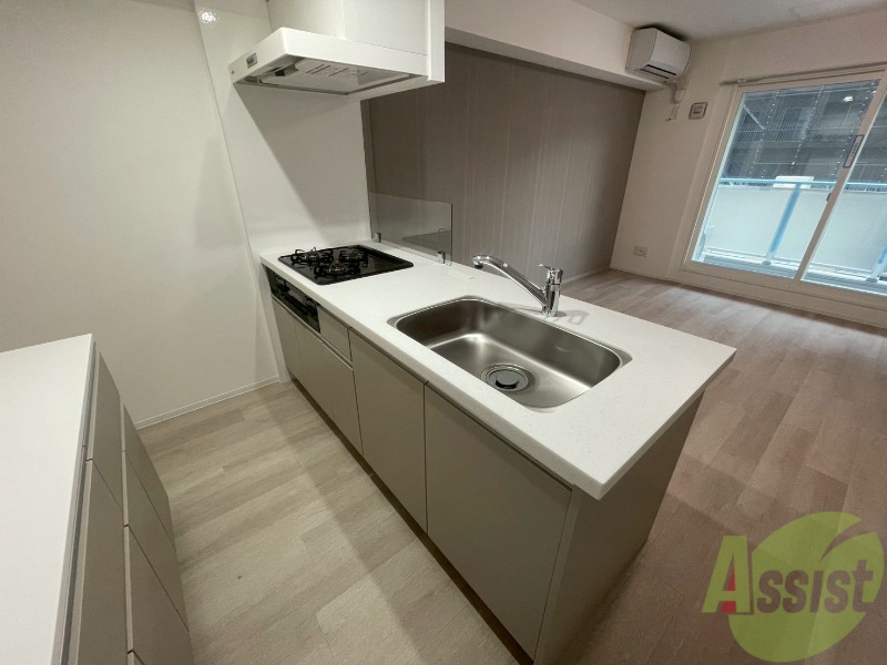 キッチン　システムキッチンなので、すぐお料理に使えます！