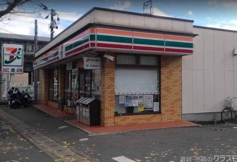 コンビニ　セブンイレブン京都上久世店（コンビニ）まで369m