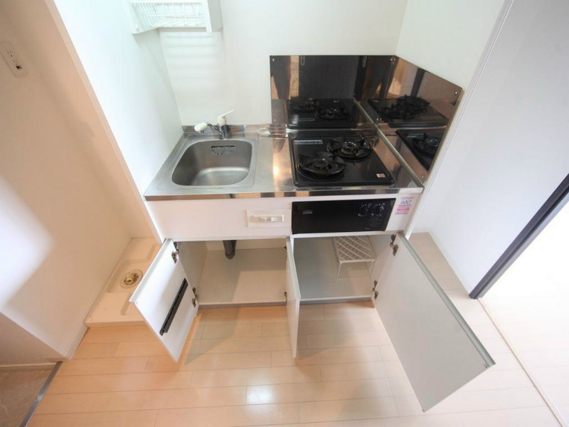 キッチン　システムキッチン（2口ガスコンロ付）