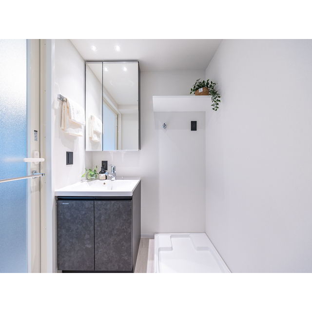 洗面設備　家具・家電の備え付けはありません