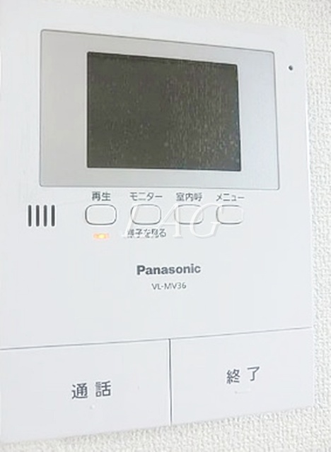 セキュリティ　モニター付きインターフォンです。