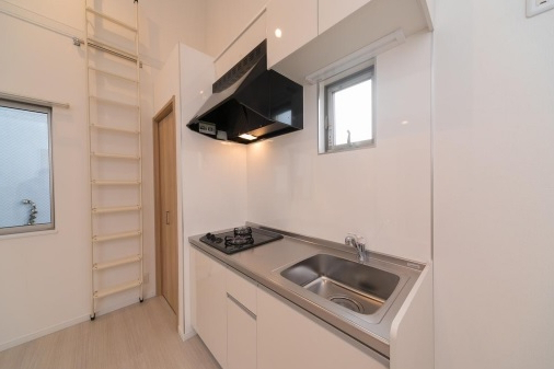 キッチン　2口ガスシステムキッチン