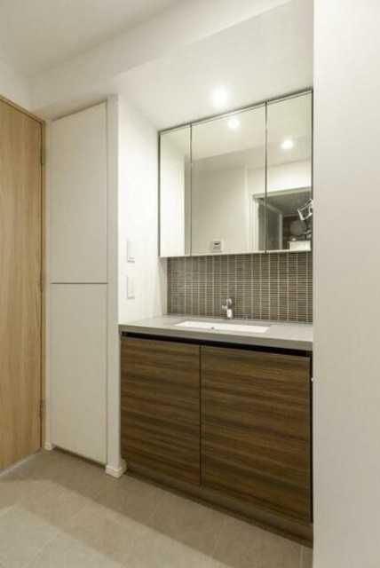 洗面設備　ザ・パークハビオ飯田橋プレイス