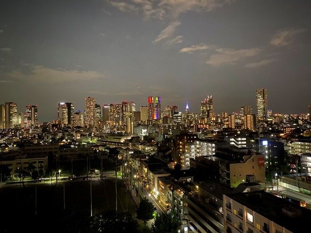 眺望　都庁方面を臨む（夜景）