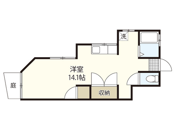 All Ages Apartmentの間取り写真