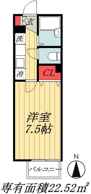 ＪＲ総武線 西船橋駅 徒歩28分 2階建 築24年の間取り写真