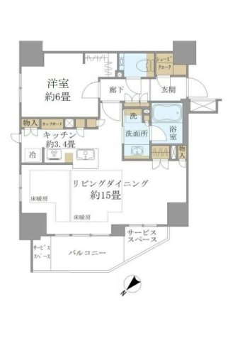 ジオ文京千石の間取り写真
