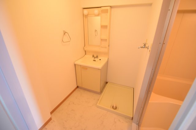 洗面設備　独立洗面台（写真は別号室です）
