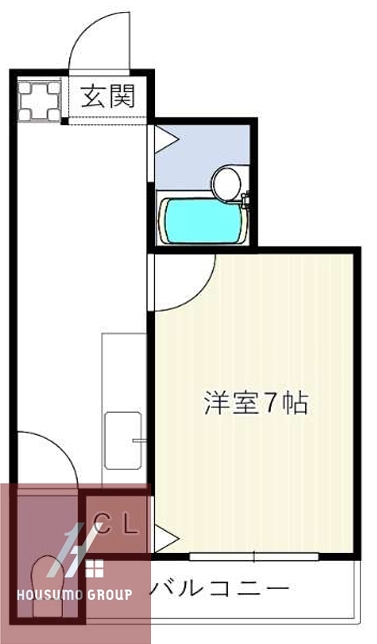 マンション弥栄の間取り写真