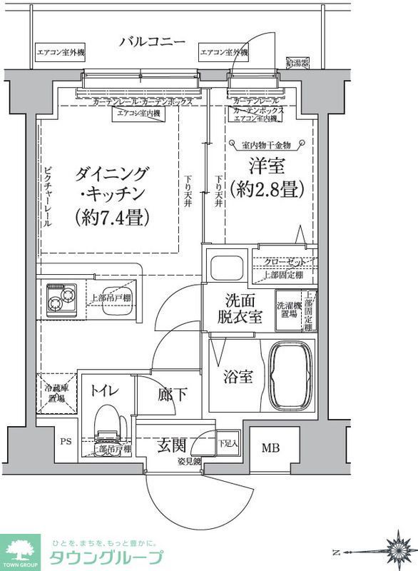 アイルグランデ東京青井の間取り写真