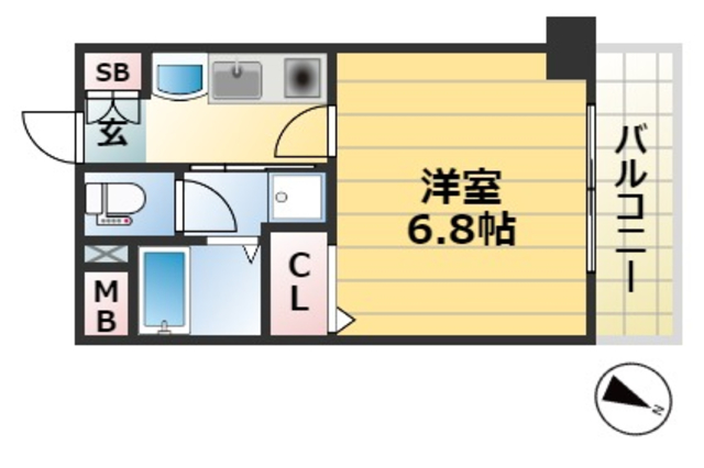 プレサンス神戸みなと元町の間取り写真