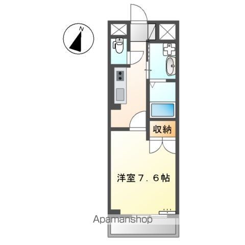 メゾンドガスパール名駅の間取り写真