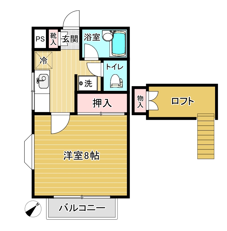 プラウドの間取り