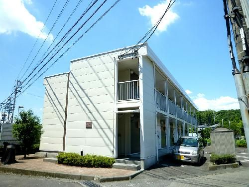 島田市向谷のアパートの建物外観