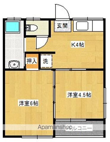 吉岡アパートの間取り写真