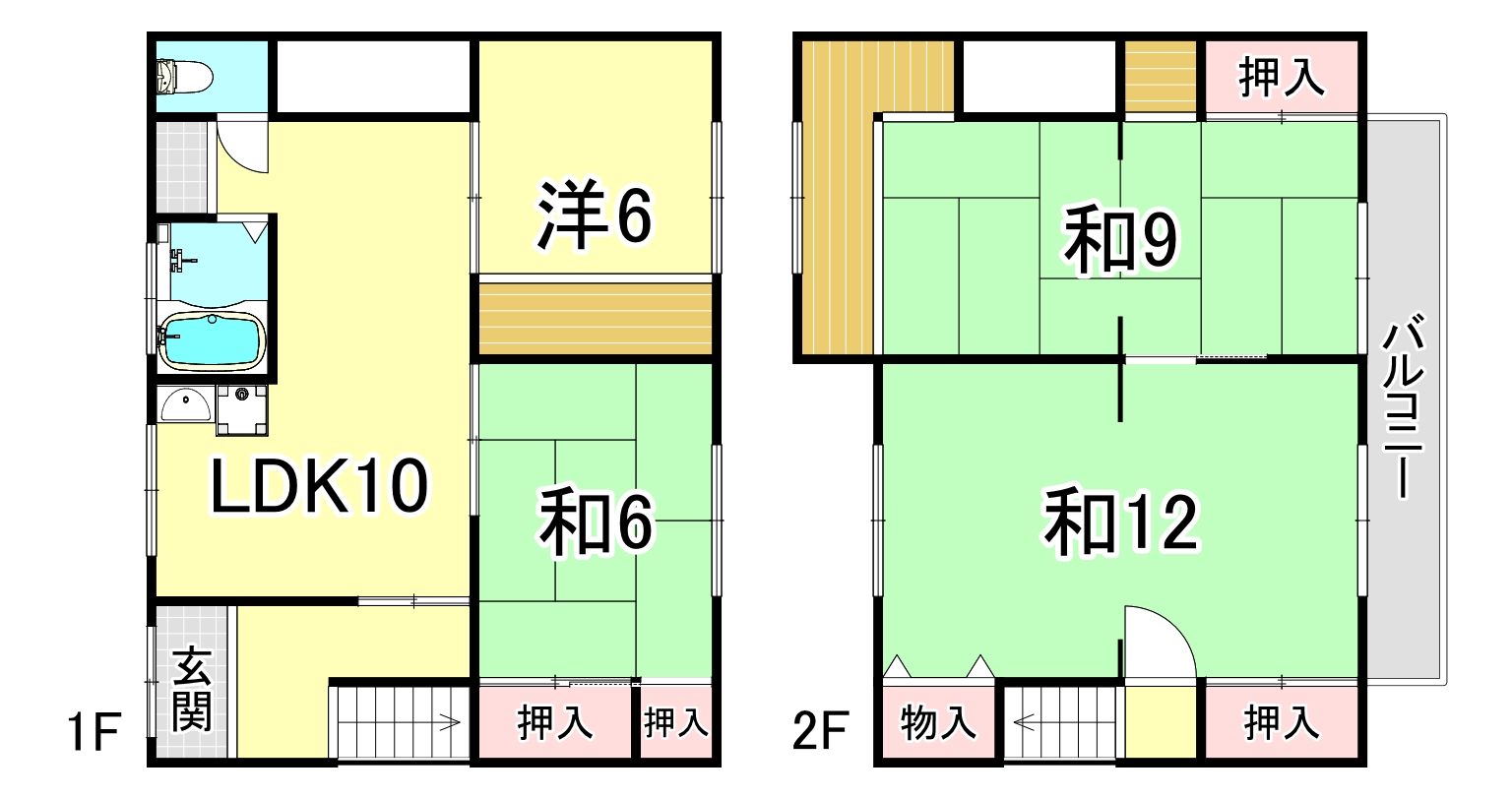 兵庫県神戸市垂水区舞子台２（一戸建）の賃貸物件の間取り