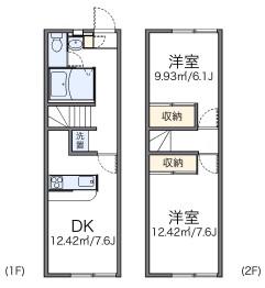 高松市国分寺町新名のアパートの間取り