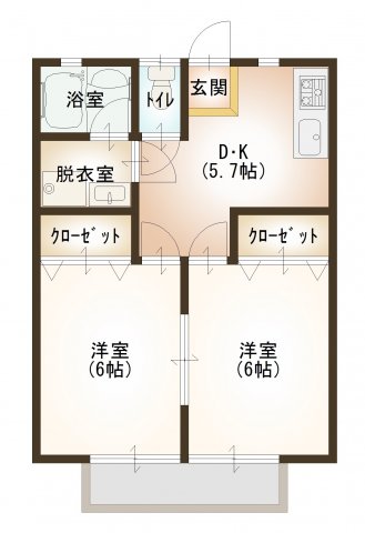 サンヒルズ三島の間取り