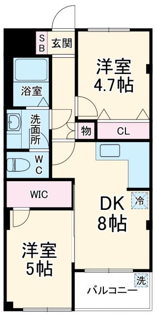 ニチモ日吉第５コーポラスの間取り