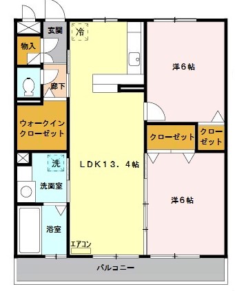 埼玉県さいたま市南区別所６（アパート）の賃貸物件の間取り