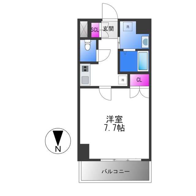 Siete布施駅前の間取り