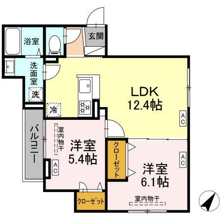 グラナーデ南花畑の間取り