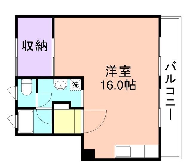 和歌山市大谷のマンションの間取り