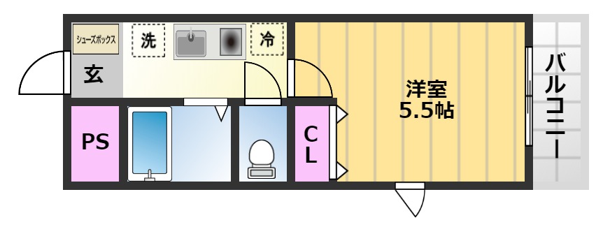 WeHome堺の間取り