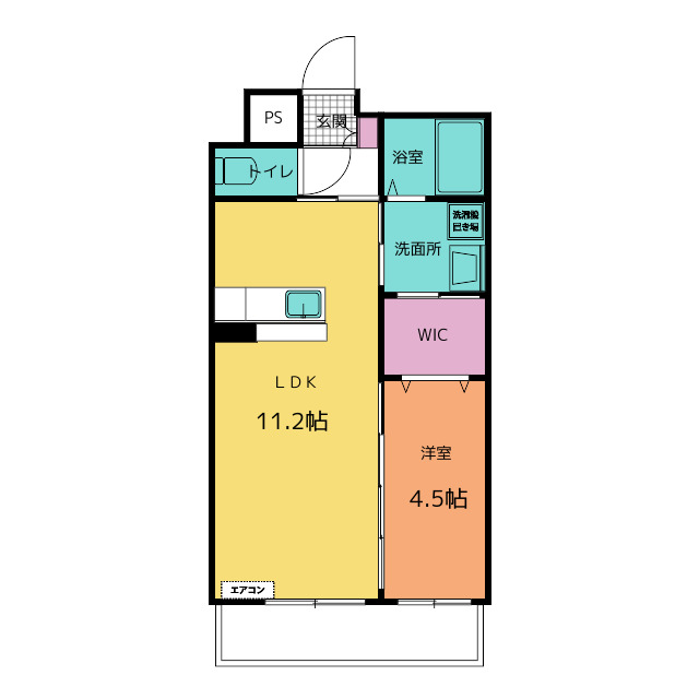 ララス　アンベリールの間取り