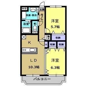 Y&Mコラールの間取り