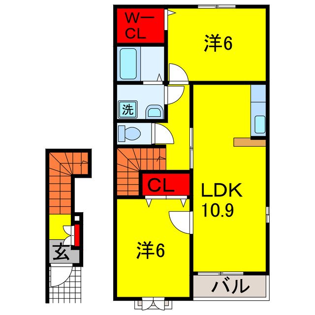 ラフィーネIIの間取り