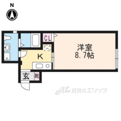 サンプット七条壬生の間取り