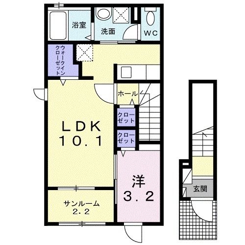 オパール・Iの間取り