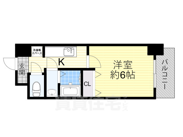 堺市堺区栄橋町のマンションの間取り