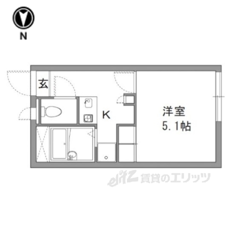 レオパレス桜通りの間取り