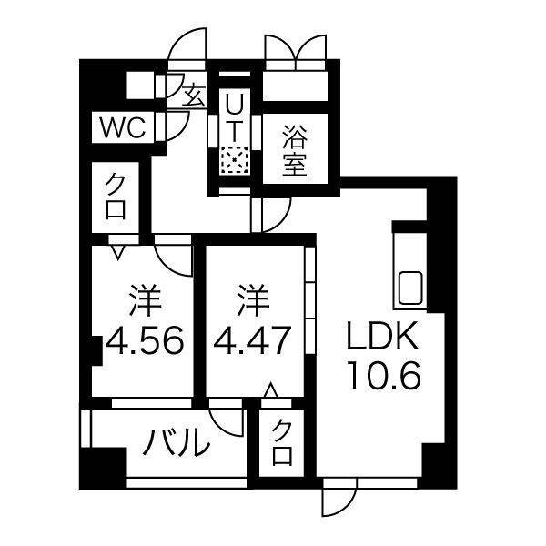 ＭＯＤＥＮＡ　ＳＩＡＮ（モデナシアン）の間取り