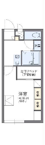 レオパレスインターの間取り