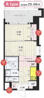 ORIENT BLD　NO.87 　マリアージュステーションの間取り