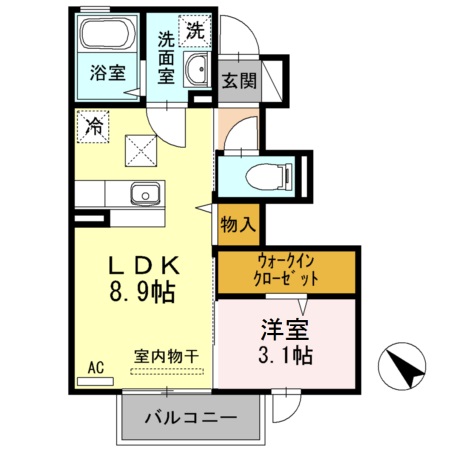 【ロジュマン シュシュ Ｂの間取り】