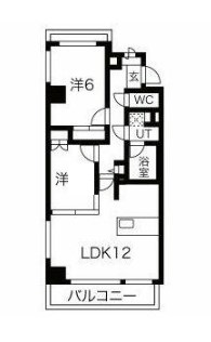 荒川区東日暮里のマンションの間取り