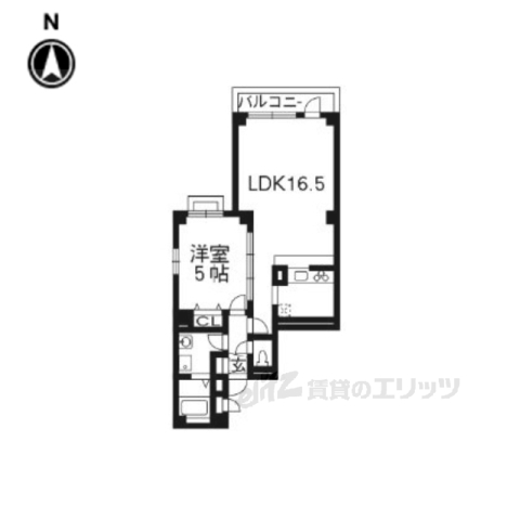 ＣｏＣｏ東山三条の間取り