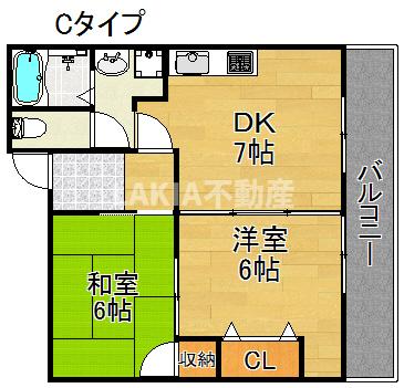 【エムテック北島の間取り】